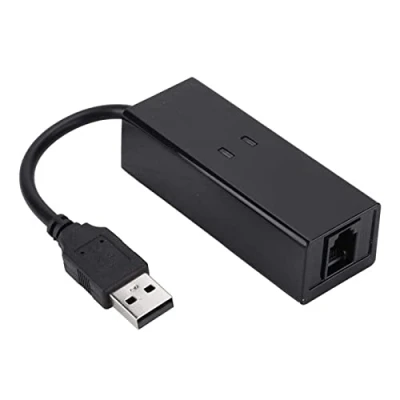 Abbildung von ASHATA 56K Datenmodem, externes DFÜ Sprachfax USB 2.0 Faxmodem, leicht, geeignet für Win7 Win8 Win10 XP