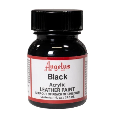 Abbildung von Angelus Lederfarbe Schwarz 29,5ml