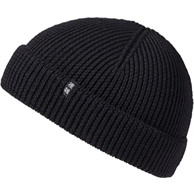 Abbildung von Enter the Complex Beanie Cho Fisherman kurze Fischermütze aus 100% Merino Wolle, Damen und Herren