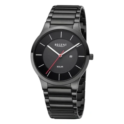 Abbildung von Regent 11150780 Herrenuhr Solar Schwarz