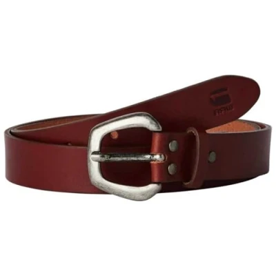 Abbildung von G STAR raw Women&#039;s Accessories Gina belt, Mehrfarben (antic cognac/antic silver D24468 3127 G395), 120