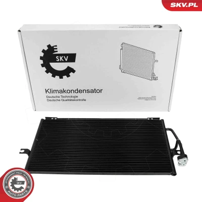 Abbildung von ESEN SKV 86SKV628 Klimakondensator ohne Trockner Aluminium 653mm