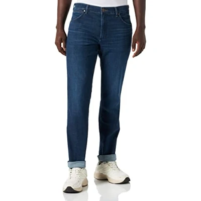 Abbildung von Wrangler Greensboro Jeans Straight Leg, Herren, Größe: 36x34, Deep ink