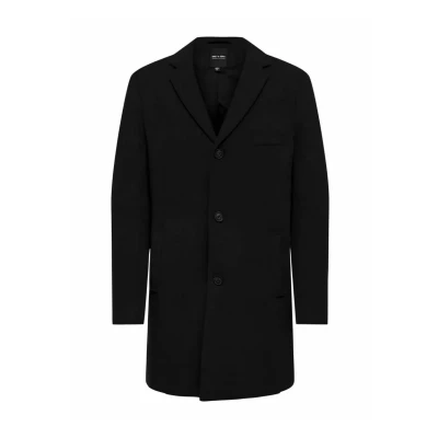 Abbildung von Only &amp; Sons Onsjaylon OTW Klassischer Mantel, Herren, Größe: Small, Black