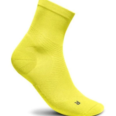 Abbildung von Bauerfeind Ultralight Kompressionssocken Mid Cut Damen 41 43 Gelb