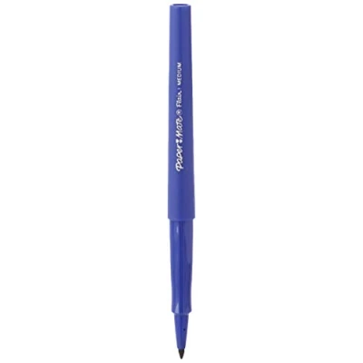 Abbildung von Paper Mate Flair Filzstifte mittlere Spitze (0,7 mm) Blau 12 Stück