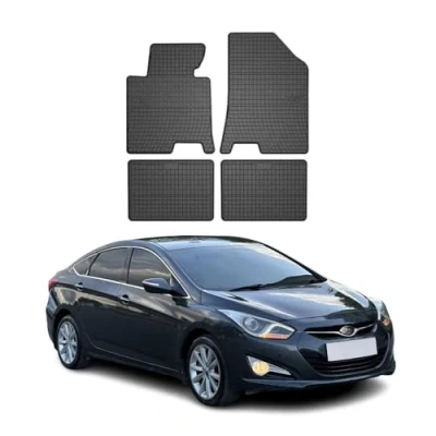 Abbildung von OMAC Gummi Fußmatten kompatibel mit Hyundai i40 2011 2019 Automatten Schwarz 4tlg