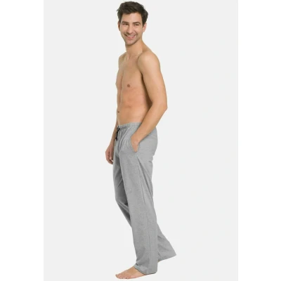 Abbildung von Haasis Bodywear 1919 LANG MIT Seitentaschen Nachtwäsche Hose, Herren, Größe: XXL, Graumeliert