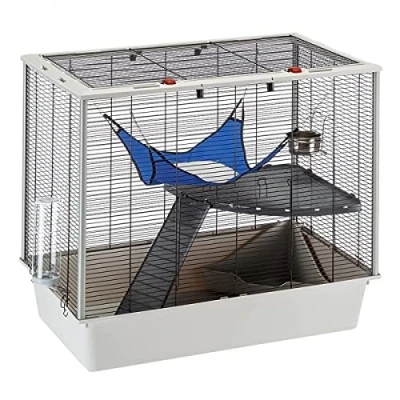 Abbildung von Ferplast Frettenkfig Furat Tierunterkunft 78x48x70 cm Grau...