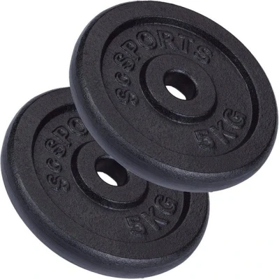 Abbildung von ScSPORTS® Hantelscheiben Set Ø 30mm Gusseisen Gewichtsscheiben Gewichte