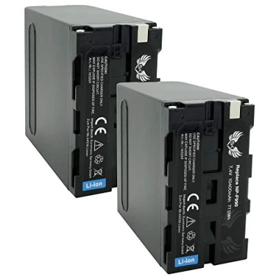 Abbildung von 2X SK Akku Ersatz für Sony NP F990 10400mAh F550 F730 F750 F960 F970 F980 // Blitzgeräte Videoleuchten Fieldmonitore