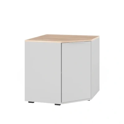 Abbildung von Vicco Highboard Betti, Weiß/Sonoma, 78 x cm mit 1 Türen