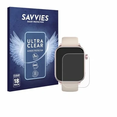 Abbildung von Savvies 18 Stück Schutzfolie für Marsyu ET570 1.96&quot; Displayschutz Folie Ultra Transparent