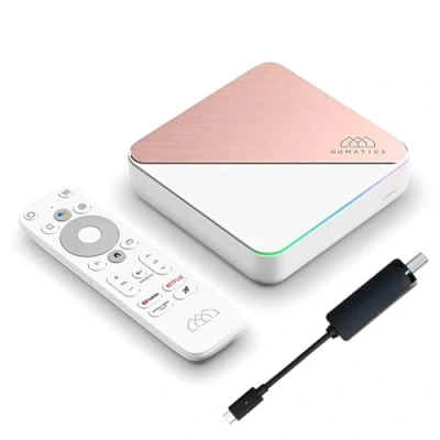 Abbildung von Homatics Box R 4K Plus Android TV + DVB S2X Sat Tuner Netzwerk Receiver