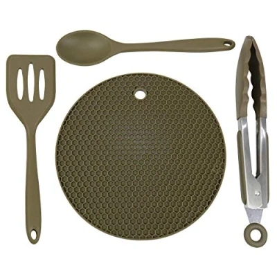 Abbildung von Trakker Armolife Silikon Utensiliensatz Camping Besteck