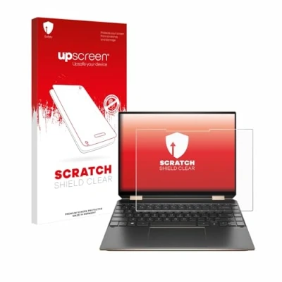 Abbildung von upscreen Schutzfolie für HP Spectre x360 (14 eX) 2021 Kristall klar, Kratzschutz, Anti Fingerprint