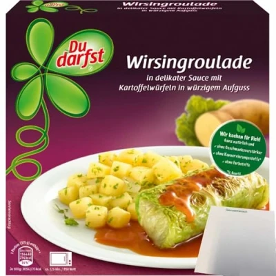 Abbildung von Du darfst Menü Wirsingroulade (375g Packung) + usy Block