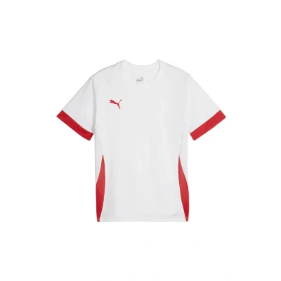 Abbildung von Puma Teamgoal Matchday FußballTrikot für Kinder, Größe: 164, Weissrotrot