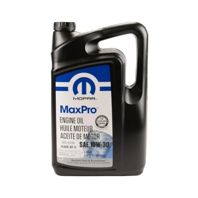 Abbildung von Mopar MaxPro Motoröl ÖL 10W30 5L 5 Liter ILSAC GF MS 6395