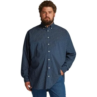 Abbildung von Tommy Hilfiger Polka DOT Hemd, Herren, Größe: 3XL, Night sky