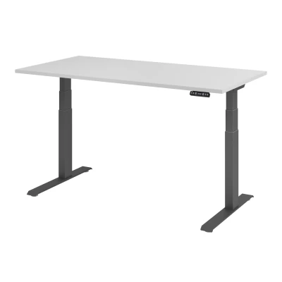 Abbildung von Hammerbacher Schreibtisch XDKB16 Grau/Graphit