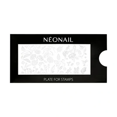 Abbildung von NEONAIL Stamping Plate 16 Platte Schablonen Nail Art Nageldesign Nagel Stempel Schablone French Nails Nagelkunst