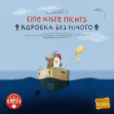 Abbildung von Eine Kiste Nichts: Kinderbuch Deutsch Ukrainisch mit MP3 Hörbuch zum Herunterladen