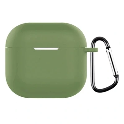 Abbildung von CoverKingz Hülle kompatibel mit AirPods 4 Silikon Schutzhülle Cover Case Tasche Hellgrün