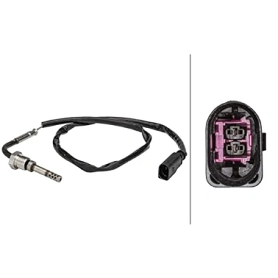 Abbildung von HELLA 6PT 358 181 091 Sensor, Abgastemperatur VOLKSWAGEN: Multivan 5 (7HM, Transporter Bus, Kastenwagen