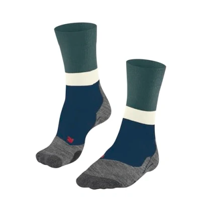 Abbildung von FALKE Herren Wandersocken TK2 Explore M So Wolle Funktionsmaterial antiblasen dick 1 Paar, Grün Peacock 7373 O, 39 41
