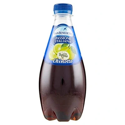 Abbildung von 24x San Benedetto Chinotto Passione Italiana PET 40cl Soda 100% Italienisches Getränk gasförmig Lemonade Bitterorange