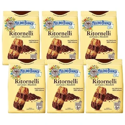 Abbildung von MULINO BIANCO Ritornelli Italienische Kekse mit Kakao und Mandeln 700g (Ritornelli, x6)