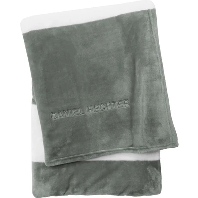 Abbildung von Daniel Hechter Wohndecke silber/grau gestreift, 1x 150x200 cm