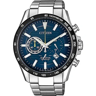Abbildung von Citizen Solarbetrieb Chronograph, Herren, Größe: One Size, Blau