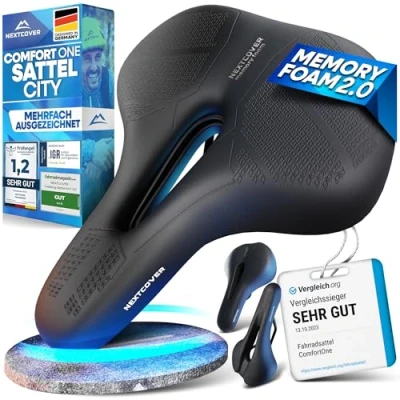 Abbildung von Nextcover Fahrradsattel ComfortOne mit Memory Foam 2.0