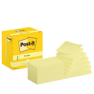 Abbildung von Post it Sticky Z Notes, Gelb, Block à 100 Blatt , 76 mm x Für Notizen, To Do Listen &amp; Erinnerungen