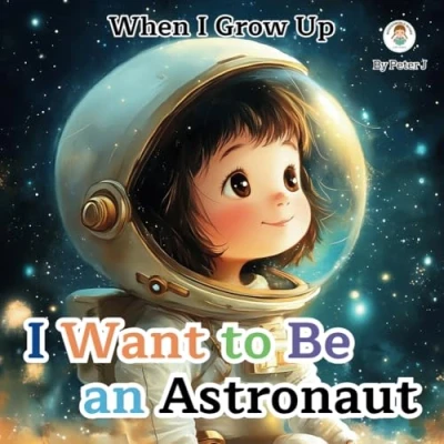 Abbildung von When I grow up, want to be an Astronaut: Space book for Children. Illustrated. Planets and STEM.