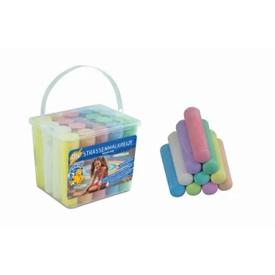 Abbildung von Pustefix MALEFIX Straßenmalkreide 20er Packung I Malkreide für Kinder und Erwachsene Vielfalt an Farben Leuchtend Kräftig Wasserlösliche hochwertige Kreide Straße u. Hof