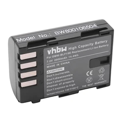 Abbildung von vhbw 1x Akku kompatibel mit Sigma SD Quattro Kamera (2000 mAh, 7,2 V, Li Ion)