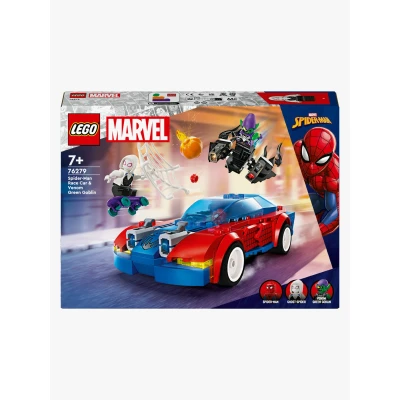 Abbildung von LEGO Super Heroes 76279 Spider Mans Rennauto &amp; Venom Green Goblin