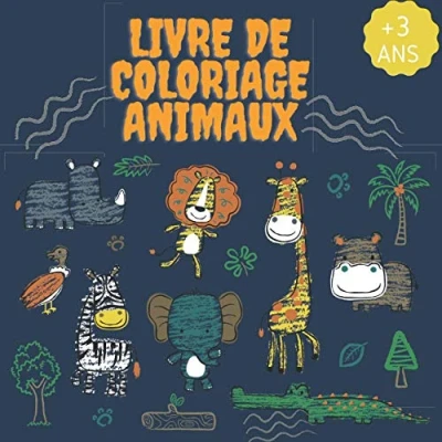 Abbildung von livre de coloriage: spécial animaux Cadeaux pour enfants Filles et Garçons
