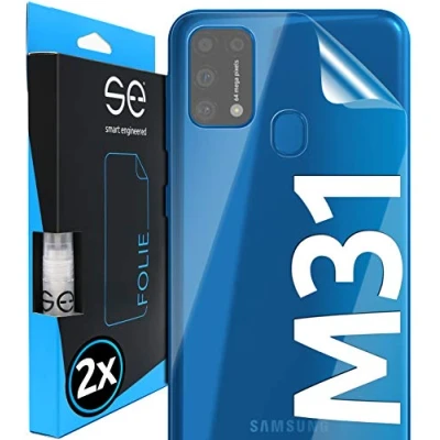Abbildung von smart engineered [2 Stück] Entspiegelte 3D Schutzfolien kompatibel mit Samsung Galaxy M31, hüllenfreundliche matte Displayschutz Folie, Schutz vor Schmutz und Kratzern, kein Schutzglas