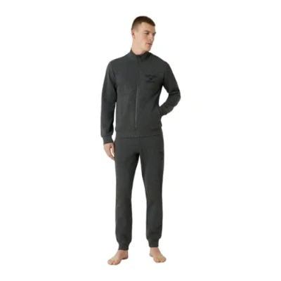 Abbildung von Emporio Armani SET 2 TLG Iconic Trainingsanzug, Herren, Größe: Large, Anthrazit