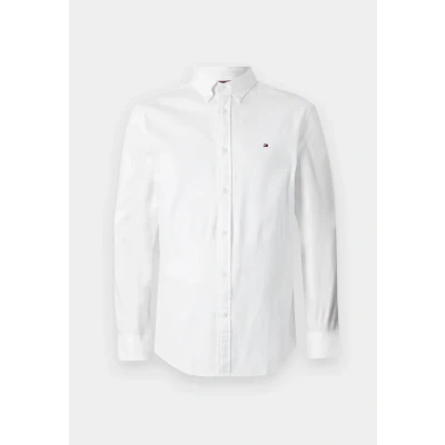 Abbildung von Tommy Hilfiger Langarmhemd &quot;DOBBY&quot;, Slim Fit, Button down Kragen
