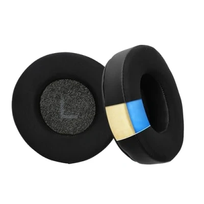 Abbildung von kwmobile 2X Ohr Polster kompatibel mit Pioneer HDJ 1000/HDJ 2000/HDJ 1500 Ohrpolster Kopfhörer Kunstleder für Over Ear Headphones Cooling Effekt