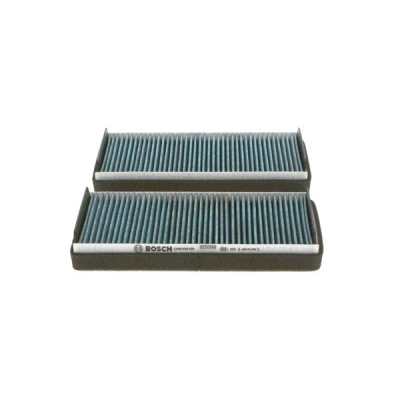 Abbildung von BOSCH 0 986 628 528 Innenraumfilter Aktivkohlefilter 255 114 40 FILTER+ MERCEDES BENZ: S Klasse Limousine, E Coupe