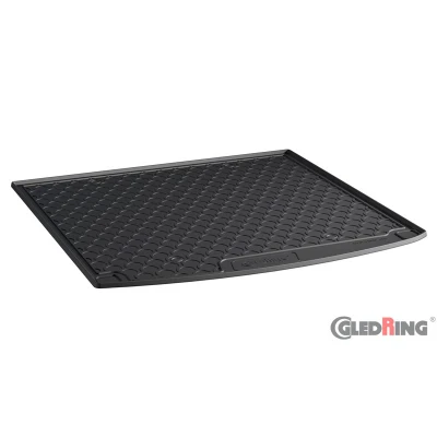 Abbildung von Rubbasol (Gummi) Kofferraumwanne kompatibel mit Mercedes CLA (X118) Shooting Brake 2019 (mit Gepäckraumpaket), Schwarz
