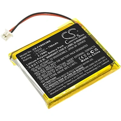 Abbildung von TCTK akkus Kompatibel mit [Floureon] VB601, VB603, VB605 Ersetzt 79232 FBA