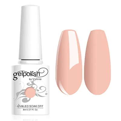 Abbildung von Vishine Gel Nagellack Soak Off UV LED Nagel Gellack für Nail Art Salon DIY zu Hause Starter Maniküre 8ml #008