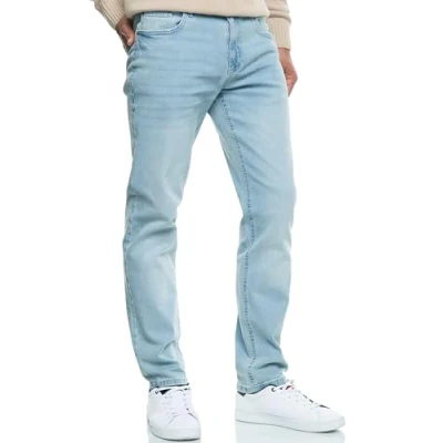 Abbildung von Indicode Jeans Insantino Straight Leg, Herren, Größe: 36x30, Light cloud